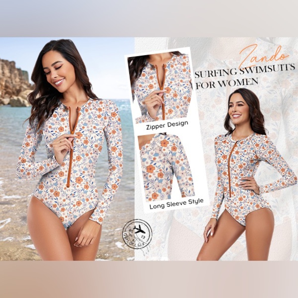 Rashguard Swimsuit - Picture 5 of 6